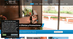 Desktop Screenshot of hotelelchalet.com