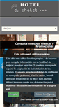 Mobile Screenshot of hotelelchalet.com